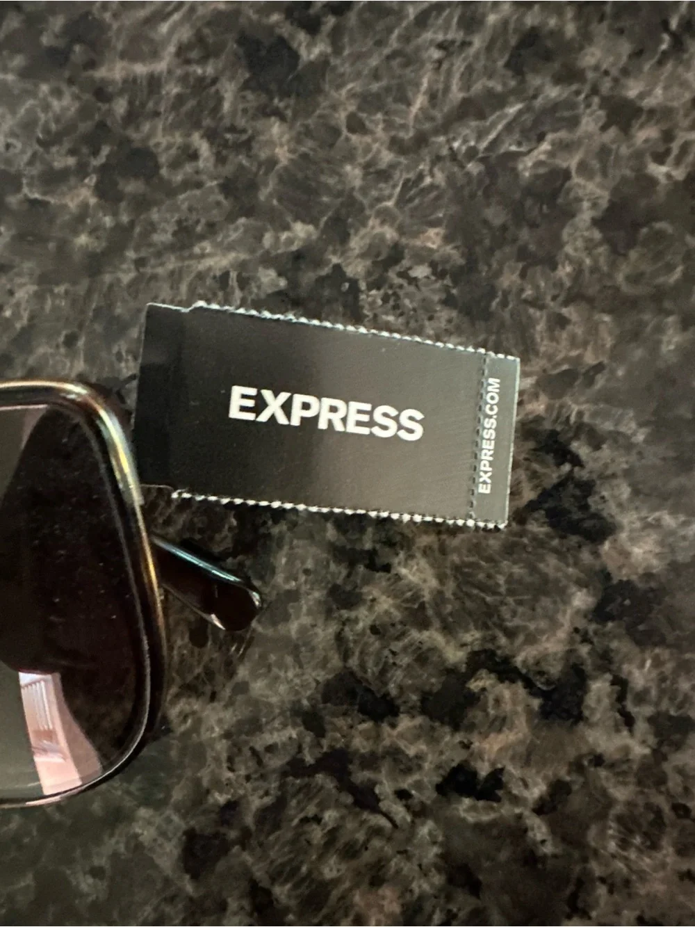 Express Women’s Cat-Eye Sunglasses in Brown and Gold